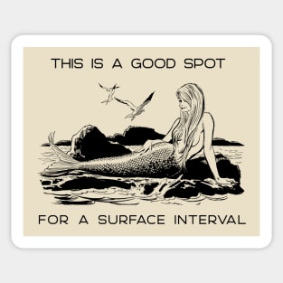 A good spot for a surface interval Sticker